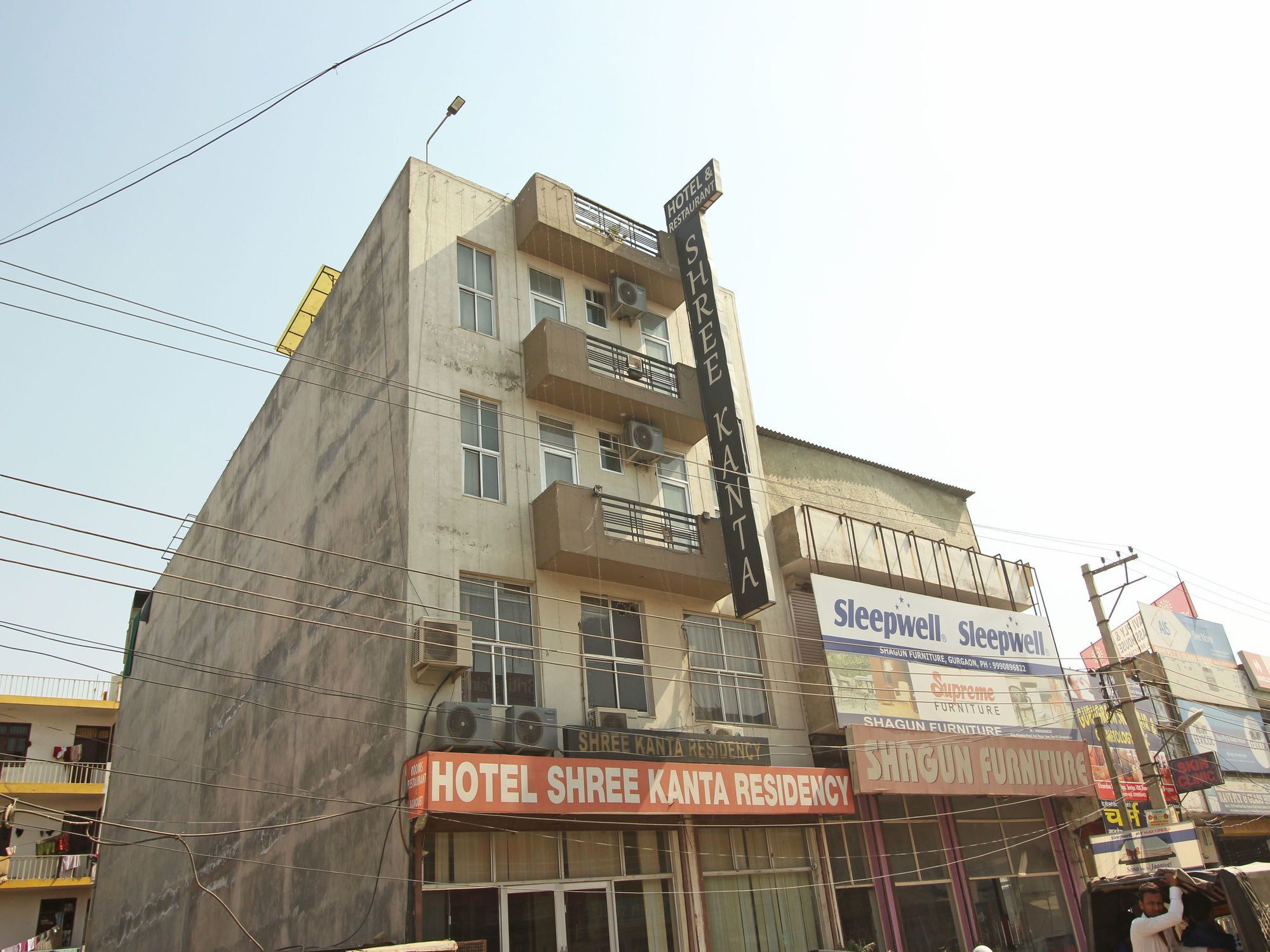 Oyo 576 Hotel Shree Kanta Residency غورغاون المظهر الخارجي الصورة